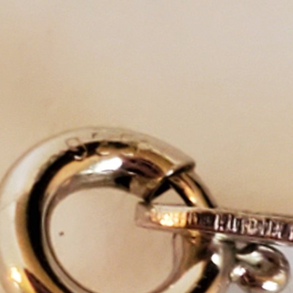 Sterling 925 "J" Pendant with Attached Sterling Chain - Picture 3 of 3